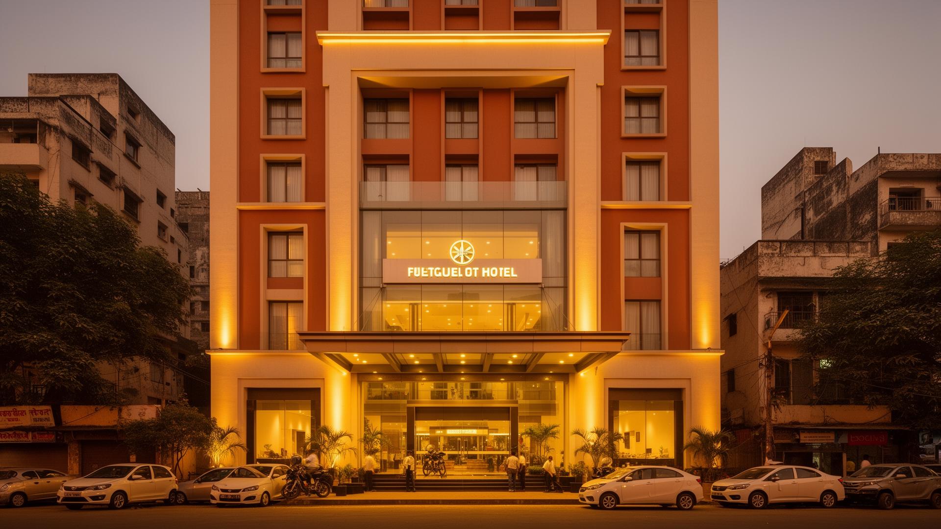 The Phoenix Hotel exterior at dusk